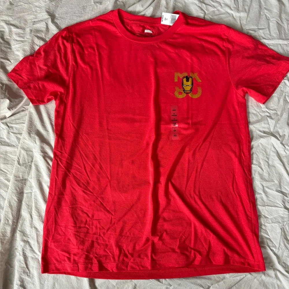 Disney parks marvel avengers iron man adult size large t shirt brand new nwt - Picture 1 of 5